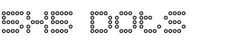Font 5x5 Dots Outline: Mehr Infos & Zeichen Übersicht TTF: 5x5 Dots Outline Font