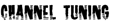 TTF: Channel Tuning Font