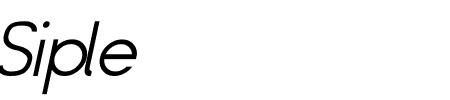 Siple Light Oblique Schriftart