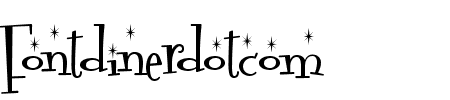 TTF: Fontdinerdotcom Sparkly Schriftart