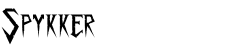 Schriftart Spykker: Mehr Infos & Vorschau Generator TTF: Spykker Schriftart