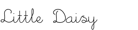 Little Days Alt Schriftart