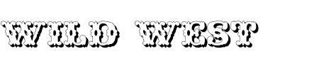 TTF: Wild West Shadow Font