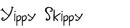 Schriftart Yippy Skippy: Mehr Infos & Vorschau Generator TTF: Yippy Skippy Schriftart