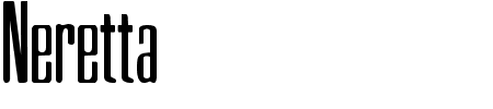 Schriftart Neretta: Mehr Infos & Vorschau Generator TTF: Neretta Schriftart