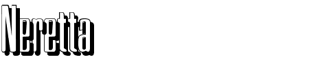Neretta Shadow Schriftart