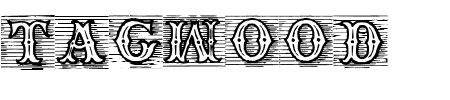 Schriftart TagWood: Mehr Infos & Vorschau Generator TTF: TagWood Schriftart