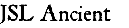 TTF: JSL Ancient Schriftart