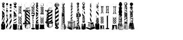 BarberPoles Font