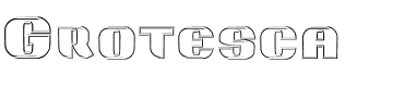 Grotesca 3D Font