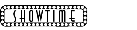 TTF: Showtime Schriftart