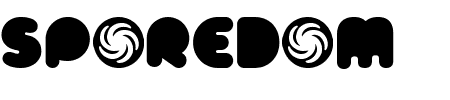 Font Sporedom: Mehr Infos & Zeichen Übersicht TTF: Sporedom Font