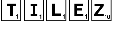 Schriftart Tilez: Mehr Infos & Vorschau Generator TTF: Tilez Schriftart