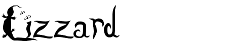 TTF: Lizzard Schriftart