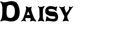 Schriftart Daisy Regular: Mehr Infos & Vorschau Generator TTF: Daisy Regular Schriftart