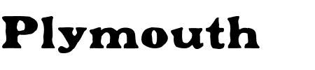 Schrift Plymouth: Mehr Infos & Zeichen Übersicht TTF: Plymouth Schrift