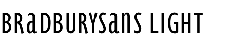 TTF: BradburySans Light Font