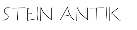 Stein Antik Light Schriftart