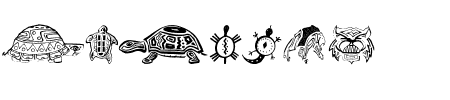 Schriftart Tribalistica Figures Two: Mehr Infos & Vorschau Generator TTF: Tribalistica Figures Two Schriftart