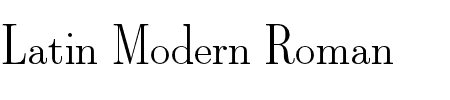 Latin Modern Roman Dunhill 10 Regular Schriftart