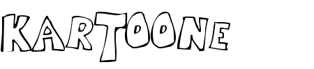 TTF: Kartoone Schriftart