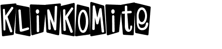 Schriftart Klinkomite: Mehr Infos & Vorschau Generator TTF: Klinkomite Schriftart
