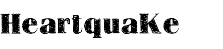 Schriftart Heartquake: Mehr Infos & Vorschau Generator TTF: Heartquake Schriftart