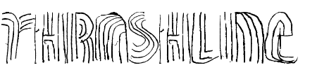 TTF: Thrashline Schriftart