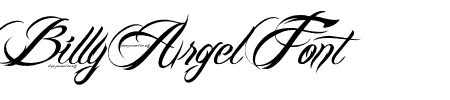 TTF: Billy Argel Schriftart