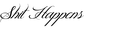 TTF: Shit Happens Schriftart