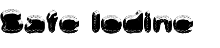 Font Safe Iodine: Mehr Infos & Zeichen Übersicht TTF: Safe Iodine Font