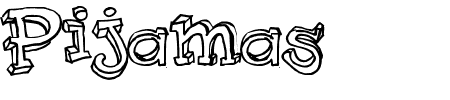 Font Pijamas: Mehr Infos & Zeichen Übersicht TTF: Pijamas Font