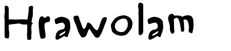 Schriftart Hrawolam: Mehr Infos & Vorschau Generator TTF: Hrawolam Schriftart