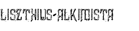 TTF: Liszthius-Alkimista Schriftart