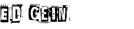 Ed Gein Gwilty Schriftart