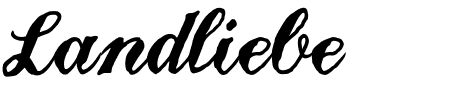 TTF: Landliebe Schriftart