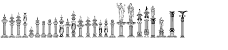 Schriftart Columns: Mehr Infos & Vorschau Generator TTF: Columns Schriftart