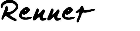 Renner Bold Schriftart