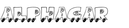 TTF: AlphaCar Schriftart