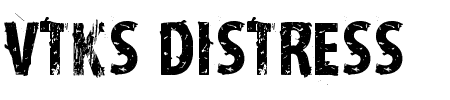 Schriftart VTKS Distress: Mehr Infos & Vorschau Generator TTF: VTKS Distress Schriftart