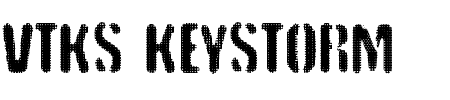 Schriftart VTKS Keystorm: Mehr Infos & Vorschau Generator TTF: VTKS Keystorm Schriftart