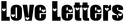 TTF: Love Letters Schriftart