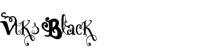 Schriftart Vtks Black: Mehr Infos & Vorschau Generator TTF: Vtks Black Schriftart