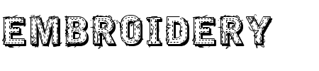 Font VTKS Embroidery: Mehr Infos & Zeichen Übersicht TTF: VTKS Embroidery Font