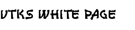 TTF: VTKS White Page Schriftart