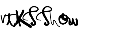 Schriftart VTKS Show: Mehr Infos & Zeichen Übersicht TTF: VTKS Show Schriftart