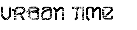 TTF: VTKS Urban Time Font