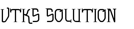 VTKS Solution Schriftart