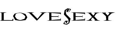 TTF: LoveSexy Schriftart