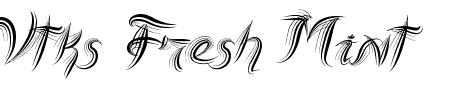 TTF: Vtks Fresh Mint Schriftart